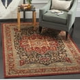 thumbnail image 2 of SAFAVIEH Mahal Trecia Oriental Area Rug, Red, 3' x 3' Square, 2 of 8