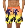 thumbnail image 2 of guisaled Swimming Trunks Swim Trunks Men 5 Inch Inseam Board Shorts Summer Quick Dry Elastic Waist Hawaii Beach Shorts Swimsuit Bathing Suit, 2 of 6