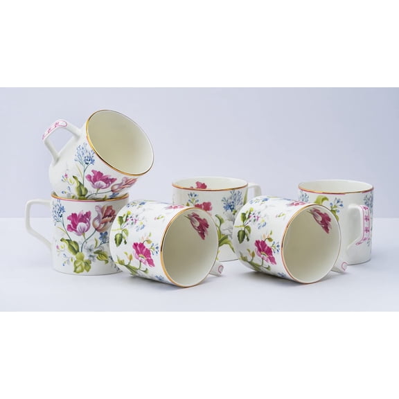 Arhsimvijar Handcrafted Tea Cups Set of 6 Tea and Coffee Cup Mug