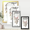 thumbnail image 4 of Designart 'Dream Catcher Made With Ethnic Feathers' Bohemian & Eclectic Framed Art Print, 4 of 4