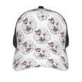 thumbnail image 2 of Picia Poodle Dog Pattern Trucker Hat,Baseball Cap,Sun Protection Cap,Stylish Headwear,Leisure Cap,Outdoor Sports Cap, 2 of 7