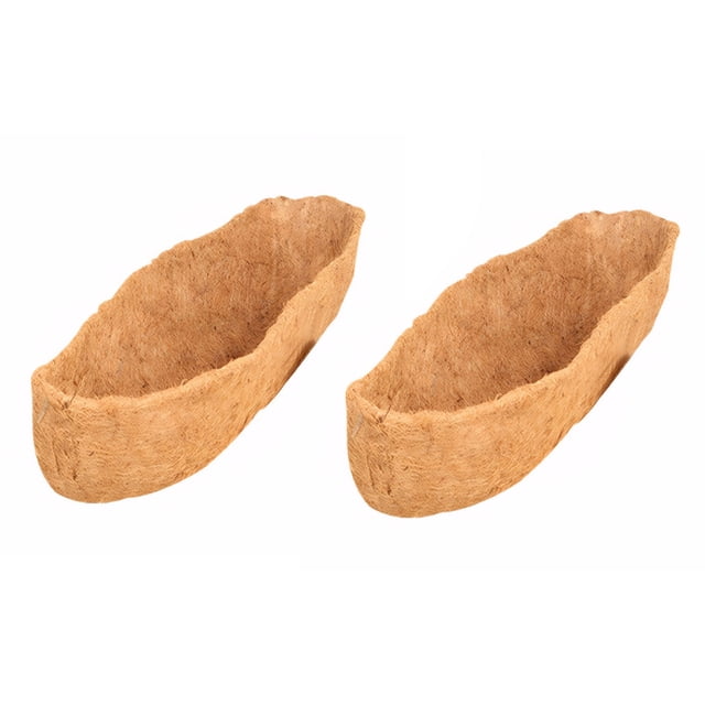 Macetero de coco esencial Naiovety 2x plantas vibrantes 24 pulgadas 2 piezas para Jardín y Patio