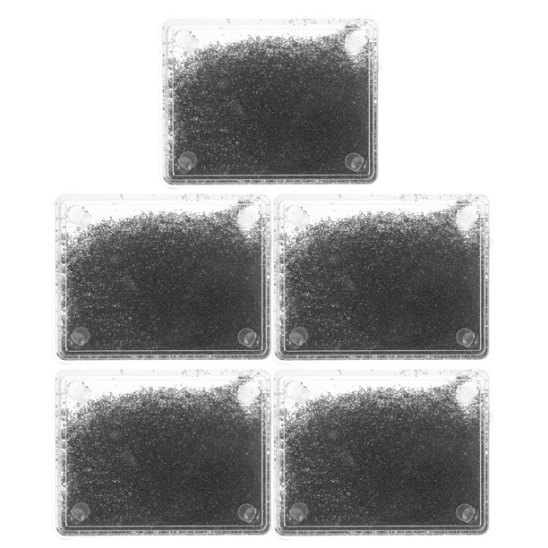 5 uds experimento de campo magnético polvo de hierro estudios de magnetismo en el aula herramientas de enseñanza de física arena magnética limaduras de hierro para experimentos educación científica