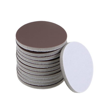

3-Inch Sanding Sponge Hook and Loop Sanding Disc Wet / Dry for Car Wood Drywall Metal Brown Corundum 3000grit 12pcs