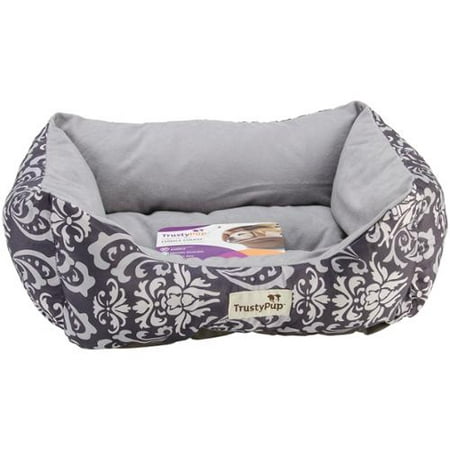 Worldwise Pet Prdcts Worldwise Sm Damask Gray Cuddle Couch - Walmart.com
