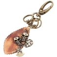 thumbnail image 1 of Qianli Universal Halloween Keychain Retro Punk Key Chain Cool Pendant Fits for Handmade Men's Gift, 1 of 5