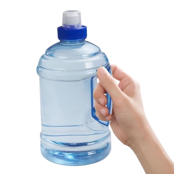 ACDANC Large Water Bottle, 1L Water Jug with Handle Clear Water Bottle Reusable Plastic Water Jug for Fitness Outdoor Sports Camping