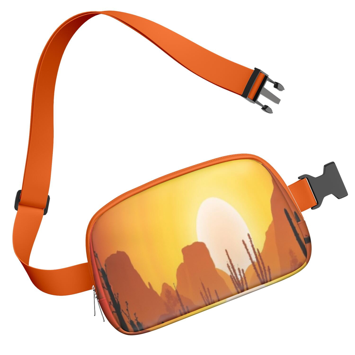 Belt Bag Fashion Waist Packs Bag with Adjustable Strap Cactus Desert HandsFree Running Belt for Jogging for Workout