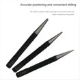 thumbnail image 4 of 3 Piezas de PunzóN Central, PunzóN de Posicionamiento, Fijador de PerforacióN, PunzóN de Clavo CilíNdrico Negro, Accesorios para Herramientas de 1,5Mm/2Mm/3Mm, 4 of 5