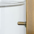 thumbnail image 4 of Jamie Young Co Cambrai 1-Light Metal & Glass Small Pendant in Brass/Clear, 4 of 7