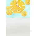 thumbnail image 1 of BSDHOME Polyester White Background Orange Clock Kids Room Mural Studio Photography Backdrops 5x7ft Backgrounds, 1 of 2