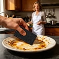 thumbnail image 5 of Heavy Duty Scouring Pad, Dish Scrubber for Kitchen, Durable Scrub Pads for Uncoated Pots and Pans, Cast Iron Cooktops, Grill Grates, Oven Racks, & BBQ, 1 Pcs, 5.91x3.94x0.28", 5 of 9