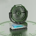 thumbnail image 3 of 9in 24000mAh Portable Rechargeable Fan for Desk, Table, Ceiling, Camping, Outdoor, Travel, 3 of 5
