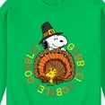 thumbnail image 3 of Peanuts - Gobble Gobble - Men's Crew Neck Fleece Pullover, 3 of 6