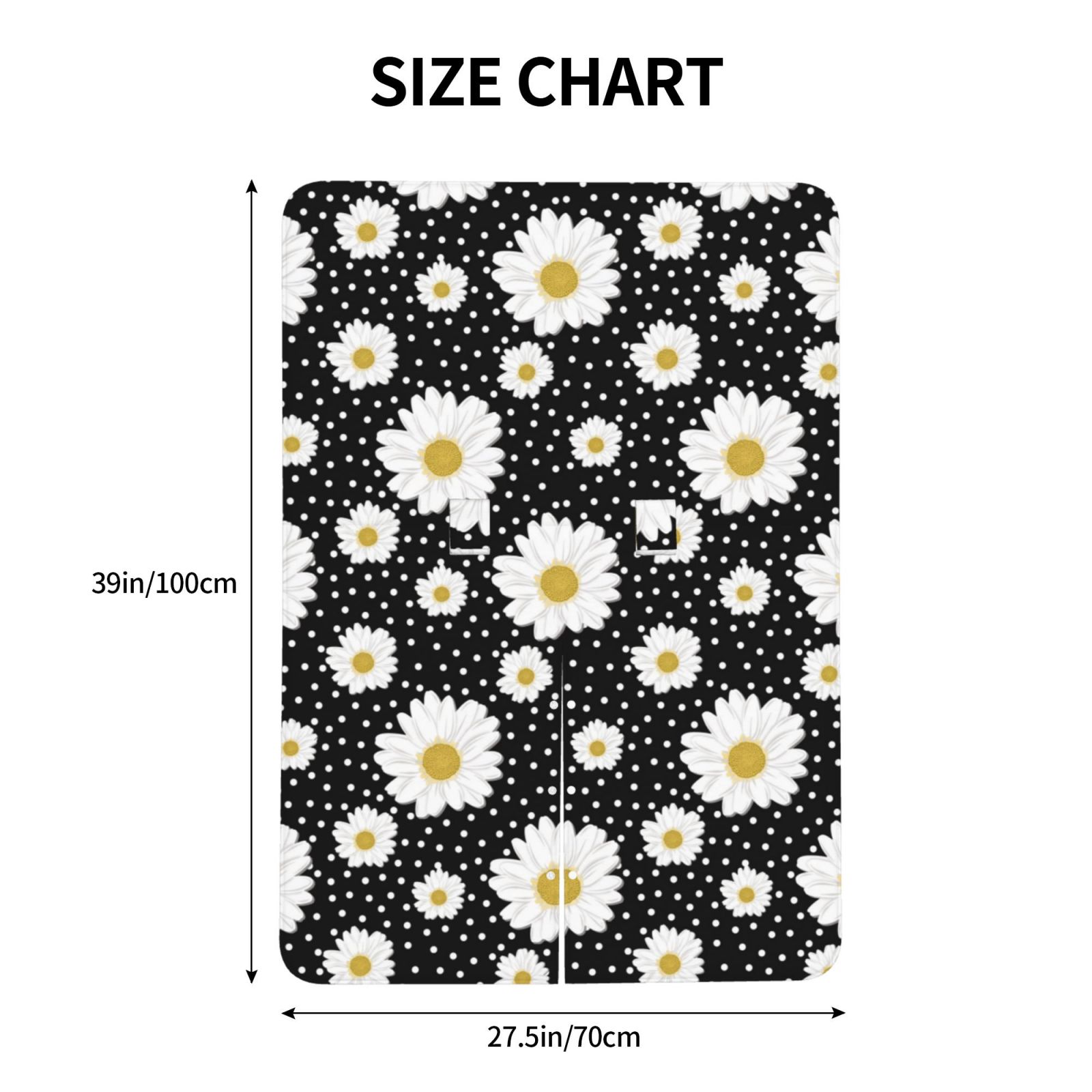 Car Seat Cover Baby - daisy flowers dotted black Breathable Infant Car Seat Cover for Baby Carseat, Lightweight Comfort Baby Essentials Must Haves Newborn Stuff for Girl Boy