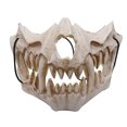 thumbnail image 2 of Máscara de látex de Halloween, media máscara de esqueleto, máscara de Cosplay para fiesta temática de animales de Halloween Unisex, 2 of 8