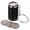 Black, variant on Mini Coin Storage Keychain, Portable Coin Holder & Fidget Coin Bank with Snap Closure for Keys & Bags