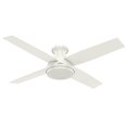 thumbnail image 1 of Hunter Ventilateur de Plafond Profil Bas 52 Pouces avec Télécommande, Blanc, 1 of 5