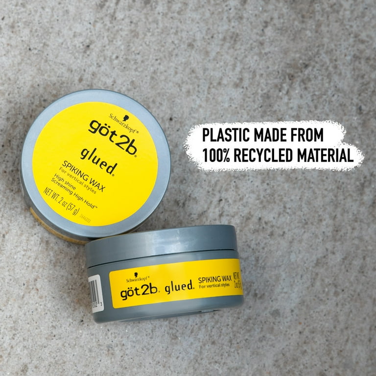 got2b Glued Spiking Hair Wax, Fierce Hold, 2 oz, high shine