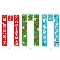 thumbnail image 3 of Bearachild 2 piezas de pancartas colgantes de Feliz Navidad, carteles de bienvenida para el porche, vacaciones en casa, decoración de cumpleaños de Año Kits de decoración para fiestas Verde Bearachild HA010416-02B, 3 of 6
