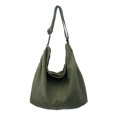 thumbnail image 5 of Nueva versión coreana del bolso de hombro para mujer, bolso de lona de gran capacidad que combina con todo, bolso de clase de estilo literario para estudiantes universitarios, bolso de mensajero, 5 of 5