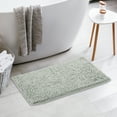 thumbnail image 5 of Unique Bargains Non-Slip Soft Fluffy Shag Washable Plush Bath Rugs for Bedroom Light Grey-1 16"x24", 5 of 7