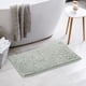 thumbnail image 5 of REGALWOVEN Alfombrillas de baño suaves y esponjosas para baño y dormitorio gris claro 16" x 24", 5 of 6