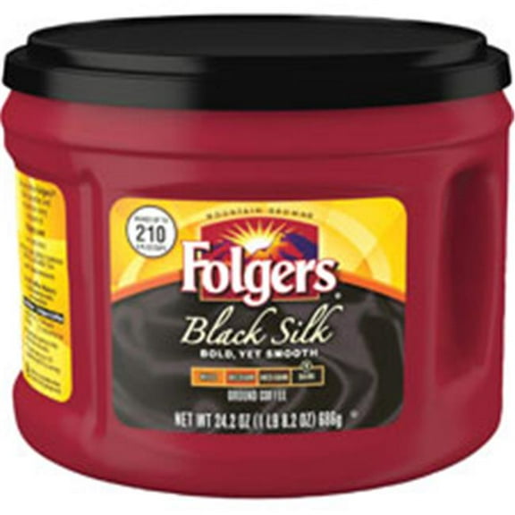 Black Silk Dark Ground Coffee - Red