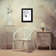 thumbnail image 4 of Wang, Melissa 12x14 Black Modern Framed Museum Art Print Titled - Glance II, 4 of 5