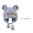thumbnail image 6 of Joernso Winter Warm Baby Hats Toddler Earflap Bear Hat with Soft Ball Unisex Infant Snow Cap Fleece Warm Hemming Caps for Newborn, 6 of 8
