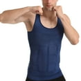 thumbnail image 4 of POP CLOSETS Men's Compression Tank Top Seamless Body Shaper Vest Shirt Shapewear Abs Abdomen Slimming Gymwear Undershirts, 4 of 7