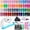 Multicolor-B701-B732, variant on JODSONE Gel Nail Polish Kit with U V Light 32 Colors Gel Polish Nail 4 Functional Adhesive Bottles Kit Soak Off Manicure Tools Gifts for Women