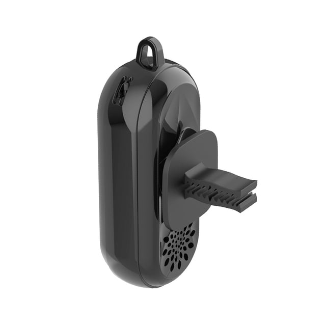Billuyoard Ambientador Pantalla digital 3.7V 1600mAh Carga USB Eliminador de olores Casa Dispositivo de ambientador colgante de cuello móvil con clip Humidificadores Billuyoard HA011661-00B