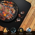 thumbnail image 2 of 48x36 grill mats for outdoor grill, Double Sided Fire and Oil Resistant Grill Mat for Outdoor BBQ, Suitable for Outdoor Charcoal, Flat Top, Smoker, Gas Grill, 2 of 7