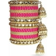 thumbnail image 5 of Indian Ethnic Partywear Handmade Bangles – Elegant Traditional Jewelry for Women | Perfect for Weddings, Festivals & Daily Ethnic Wear, 5 of 7