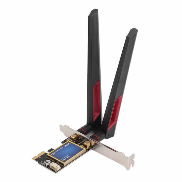 PCI Express X1 WiFi Card, Wide Range 2.4GHz 5GHz Stable PC Wireless Adapter Card Dual Band 4.0 7260AC for Computer