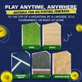 thumbnail image 3 of Dink Buddy - 3-in-1 Budding Pro Pickleball Kiddie Set, Complete with 1 Collapsible Kids’ Pickleball Net, 4 Kelso Balls, 2 Mini Paddles, & 1 Child-Sized Drawstring Backpack, 3 of 8