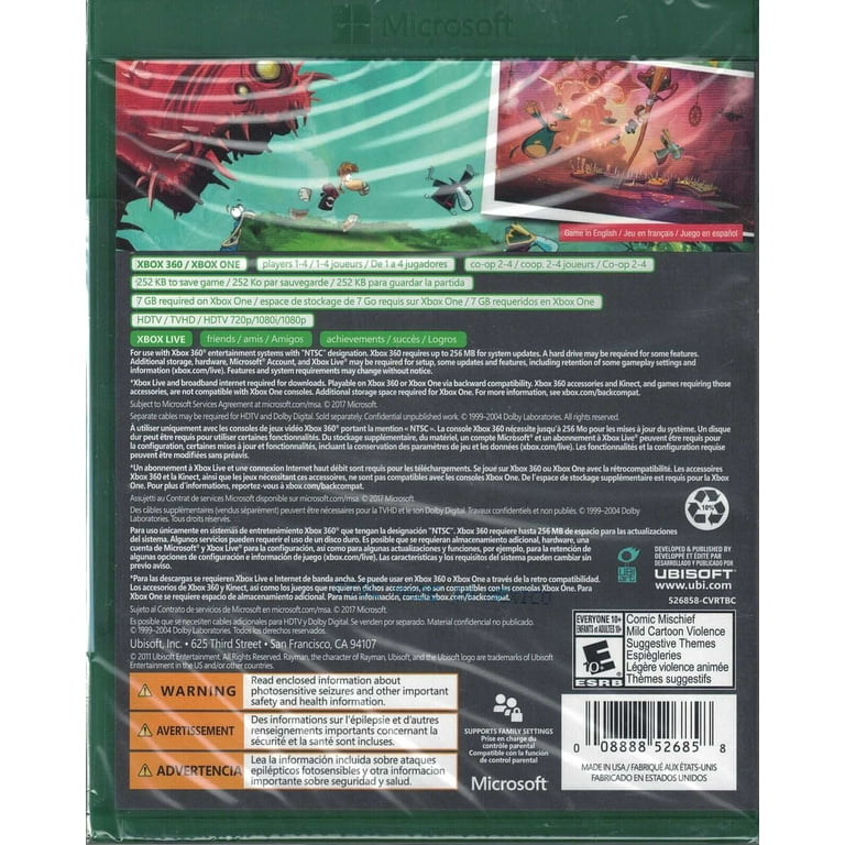 Jogo Rayman Origins - Xbox 360 e Xbox One em Promoção na Americanas