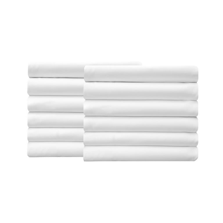 200 Thread Count Cotton/Polyester Linens (White) – South Point Hospitality