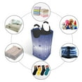 thumbnail image 3 of DouZhe 50L Rectangular Laundry Basket, Blue Star America Celebration Prints Waterproof Foldable Laundry Hamper with Aluminum Handles, 3 of 6