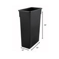 thumbnail image 5 of 23 Gallon Trash Can - Slim Black Kitchen Garbage Bin - Tall, Space Saving, Durable Plastic - Indoor Home, Office, Classroom Use, 5 of 5