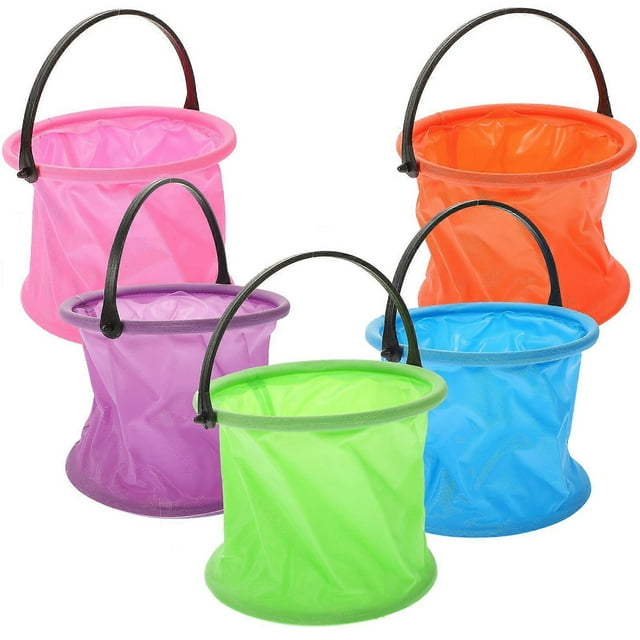 5Pcs Household Brush Holders Convenient Brush Washers Reusable Water Buckets Cleaning Accessory