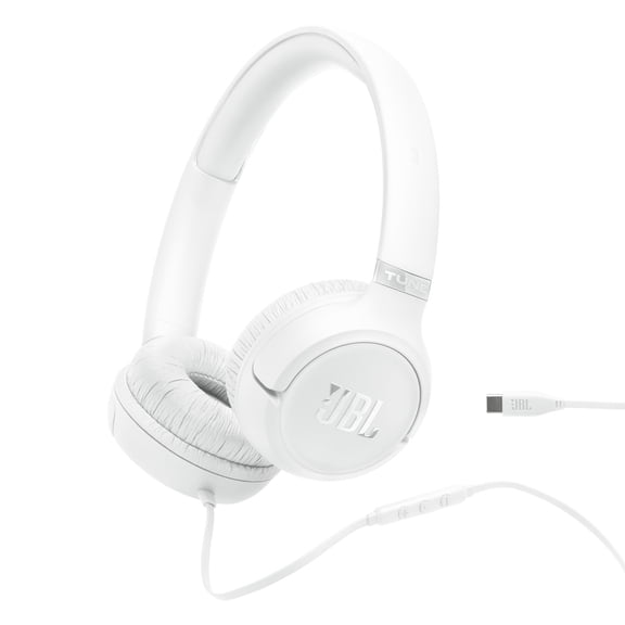 JBL Tune 530C - Wired on-ear headphones - White