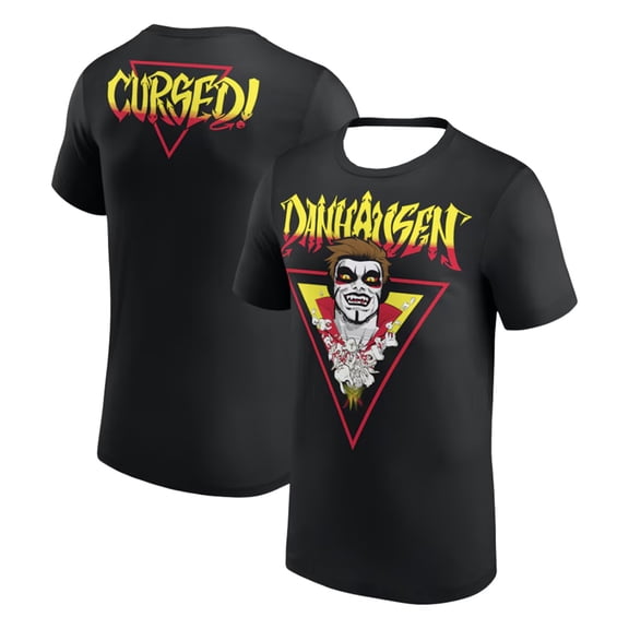 Danhausen Cursed T-Shirt Crewneck Short Sleeve Sport Tee Women Men Streetwear Tops