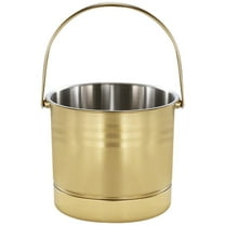 Stainless Steel Insulated Ice Bucket with Handle, Portable Beer & Wine Chiller for Outdoors 1.6L