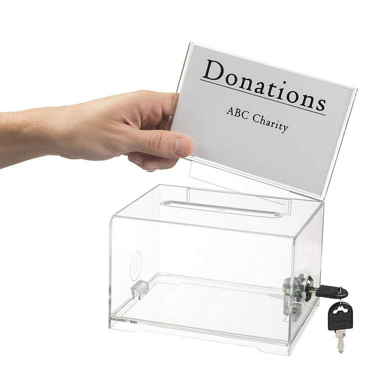 Acrylic Donation/Suggestion Box