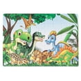 thumbnail image 1 of 45 Piece Wooden Puzzles For Kids Ages 4 8 Dinosaur Theme Educational Brain Boosting Toy Travel Size Safe Rounded Corners Learning Game Weight 0.551 Lb, 1 of 8