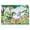 As Shown, variant on 45 Piece Wooden Dinosaur Jigsaw Puzzle 3mm Thick Puzzle Board Cartoon Pattern Early Learning Puzzle Game