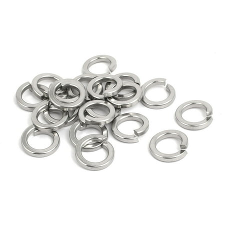 

M14 304 Stainless Steel Split Lock Washer Silver Tone 20pcs