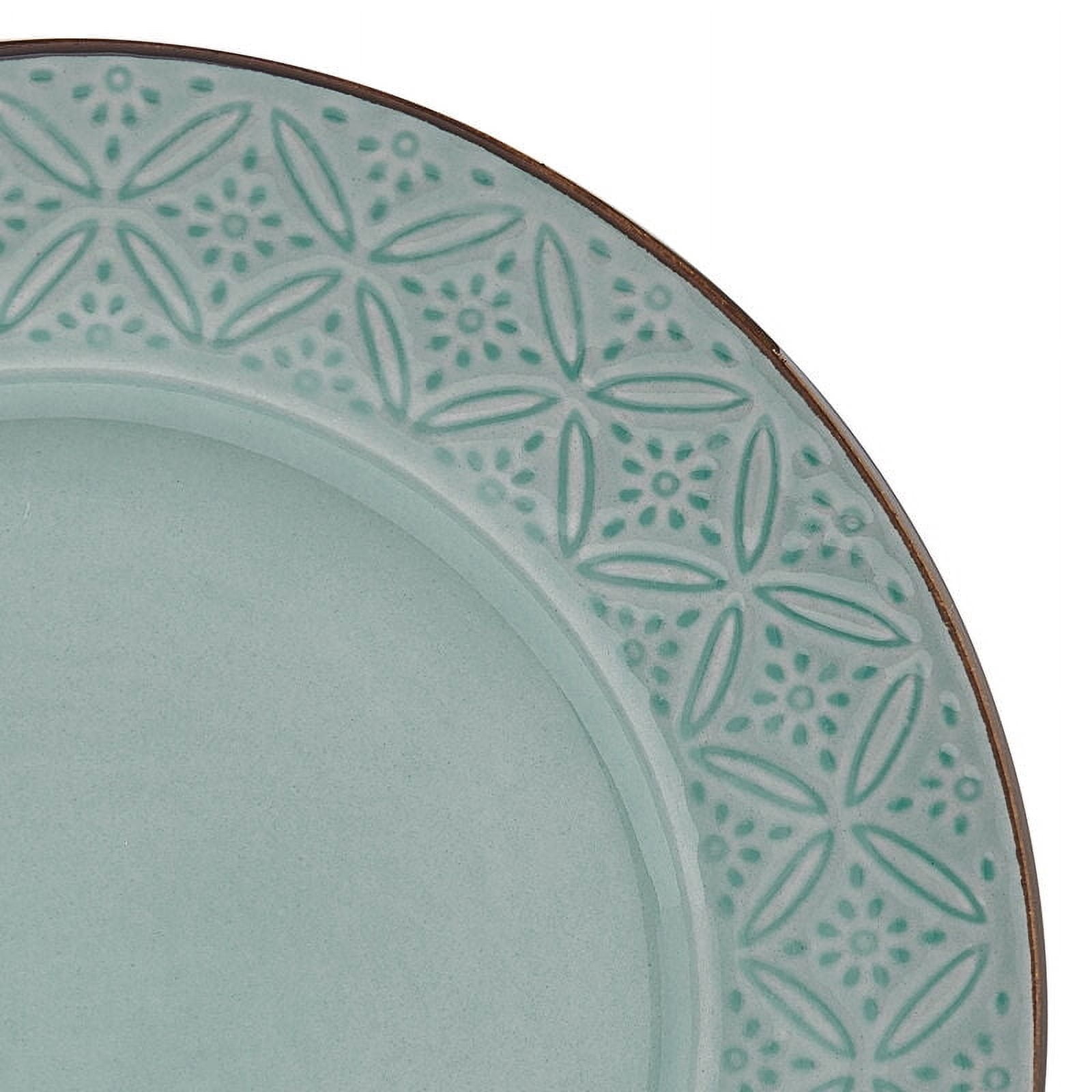 Pfaltzgraff Kori 12 Piece Stornware Dinnerware Set Sage